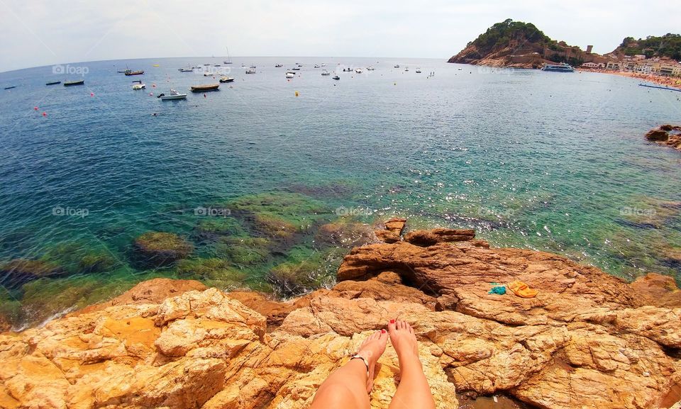 my point of view of Costa brava