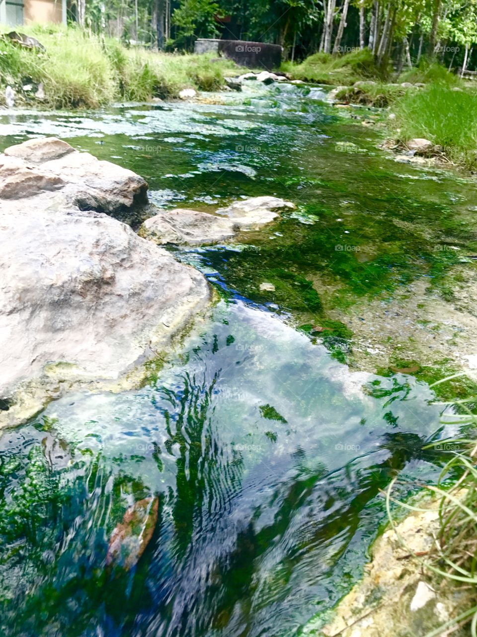 Hot spring,Trung Province,Thai