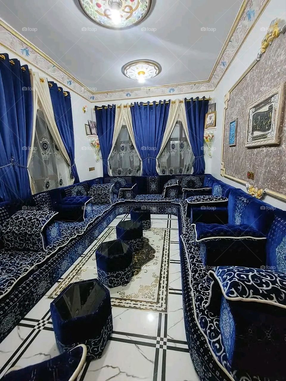 A very beautiful picture, and there is no better picture than it. There is no better picture of green herbs and colorful, red and white roses than it. Glory be to God, the natural and picturesque view, and there is no more