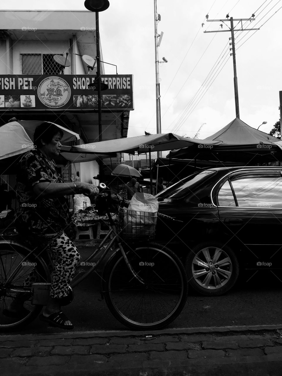 Happy cyclist 