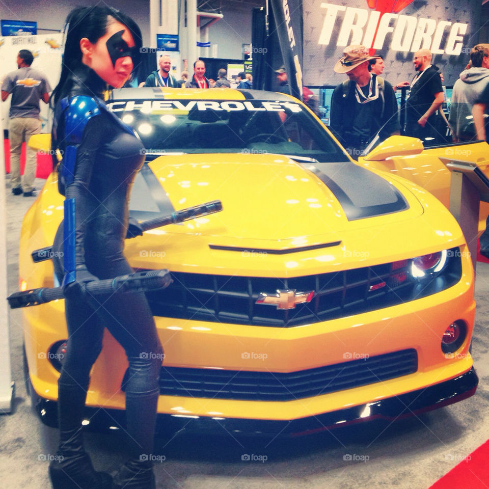Awesome costumes and awesome cars at New York Comic Con