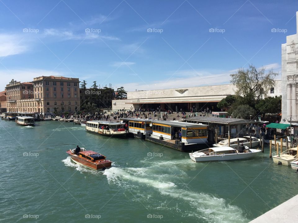 Susan Archer. Train station in Venice, Italy