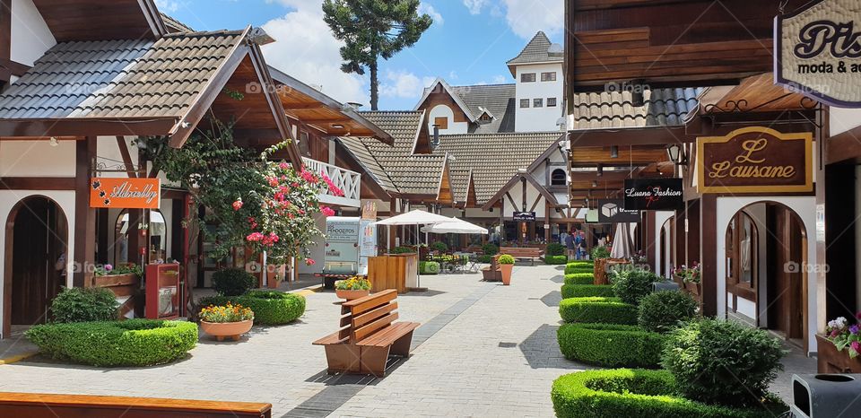 German downtown in Brazil