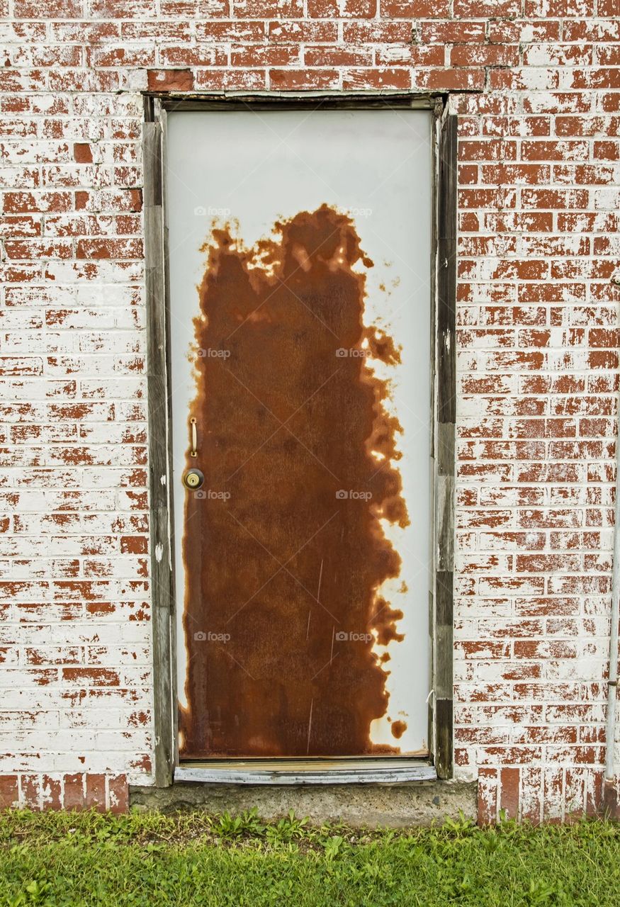 Rusted Red door