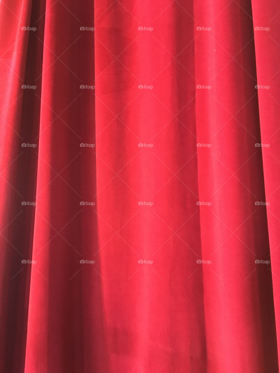 Close-up of red curtain