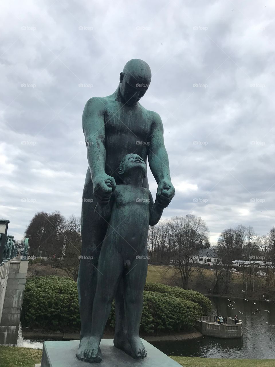 Statue at Frogner Park 