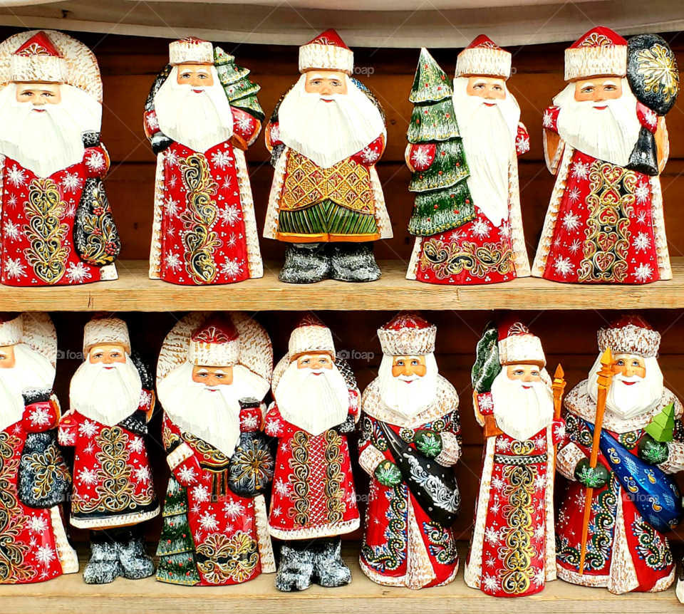 Artesanato de Natal russo Papai Noel