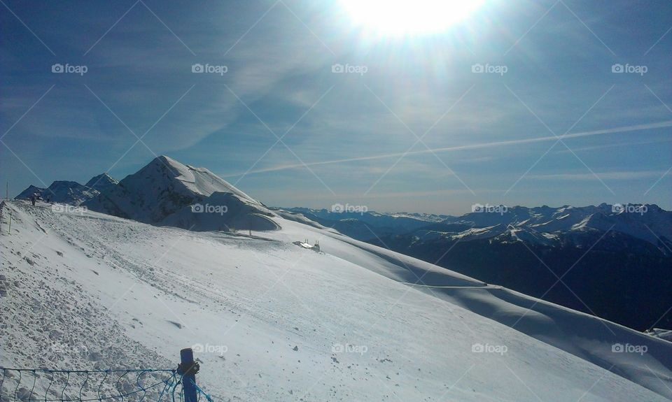 Mountain snow