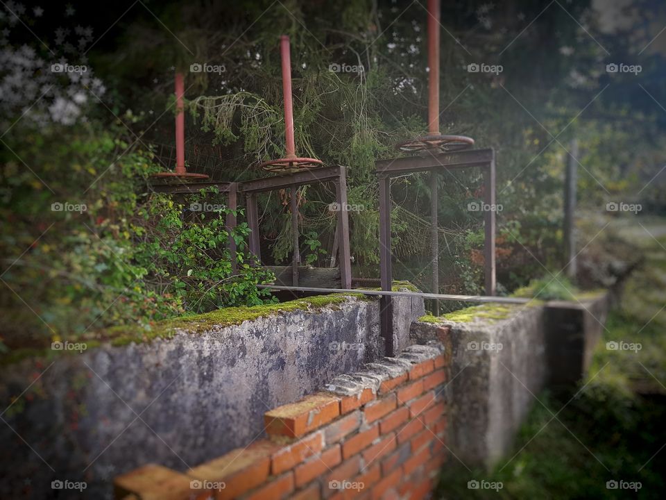 old industrial equipment