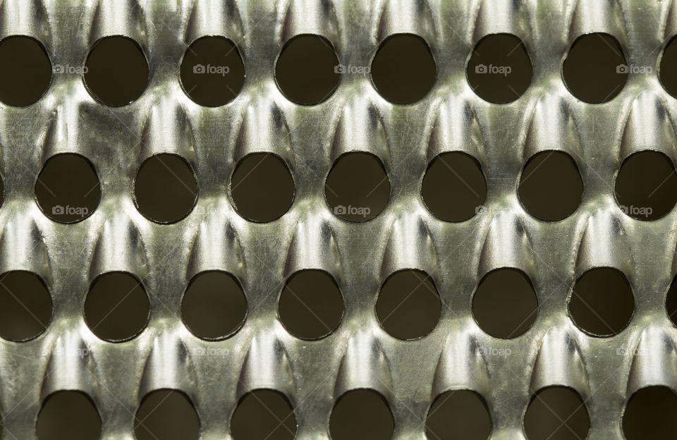 grater blade close up background