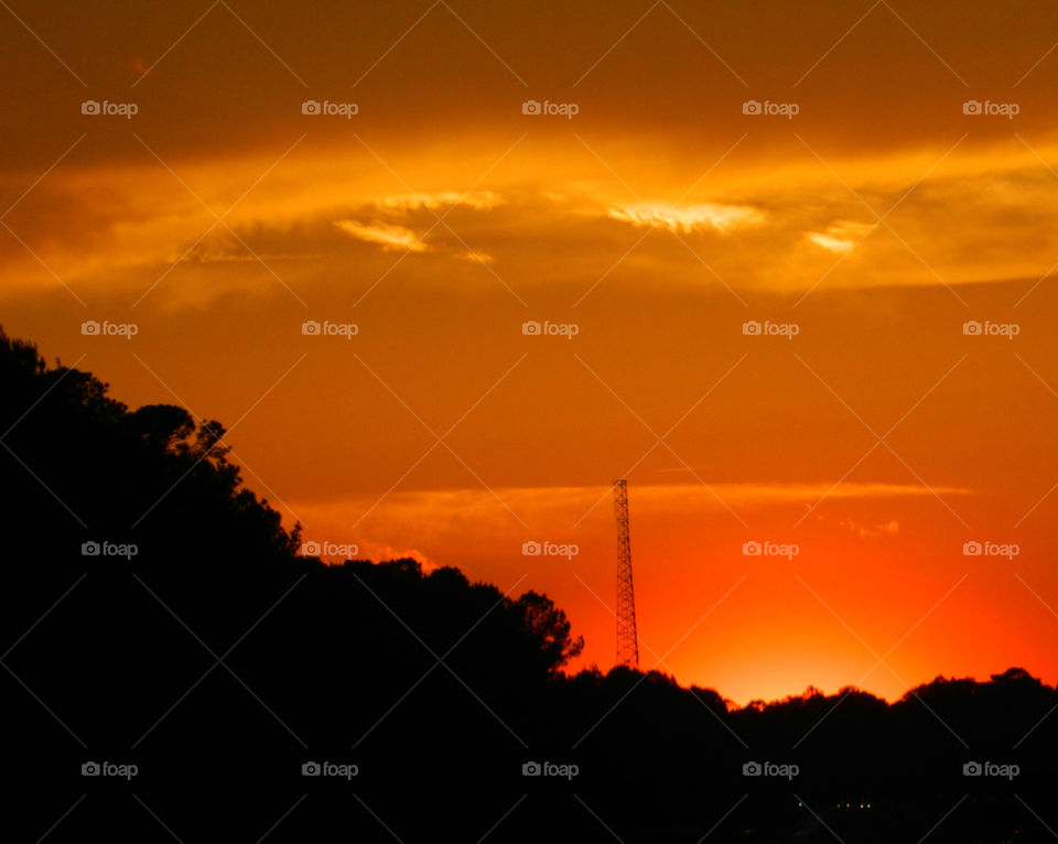 View of dramatic sky