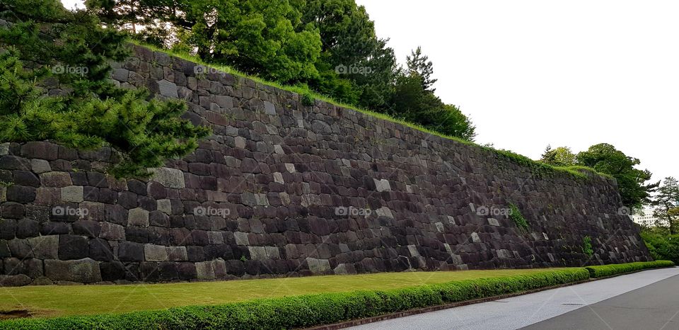 Behind that stretch there's a castle