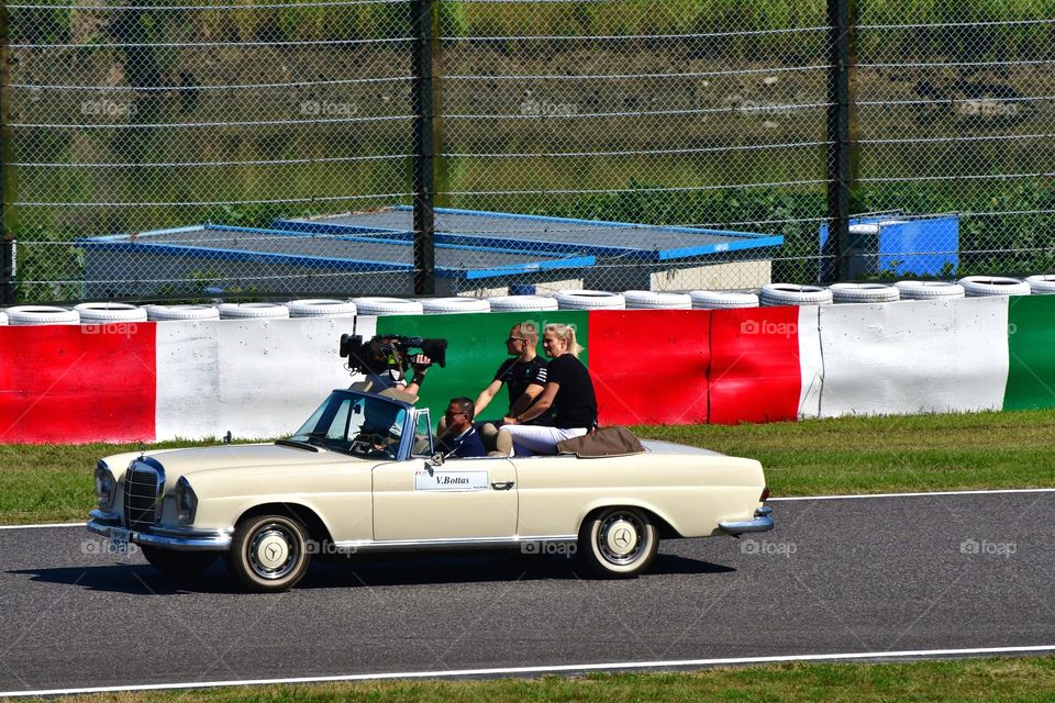 Valteri Bottas driver's parade