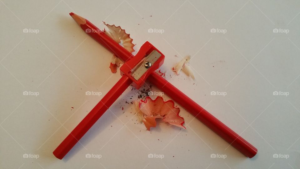 Pencil. Red pencil