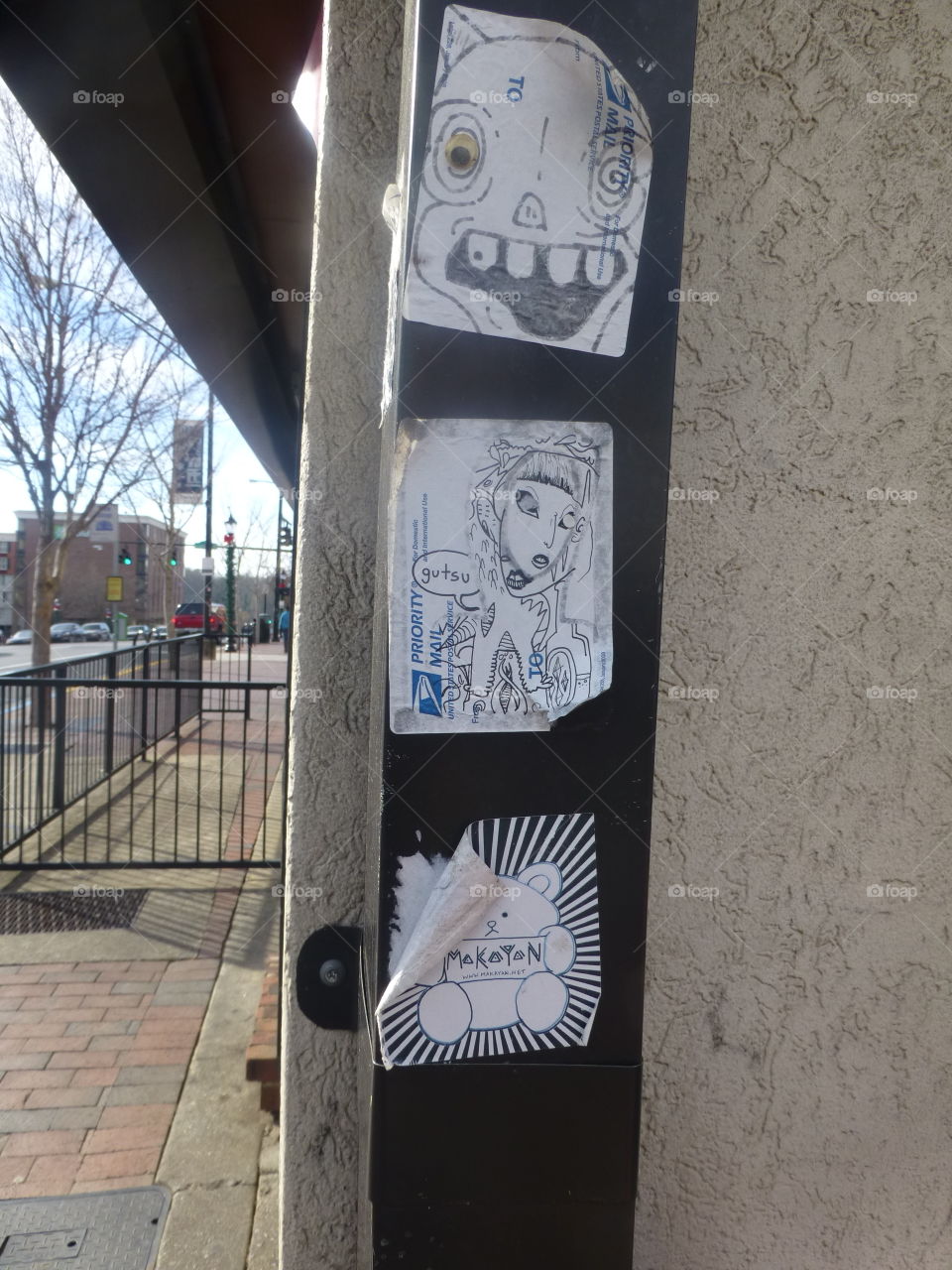 Drawings Stuck on the Wall