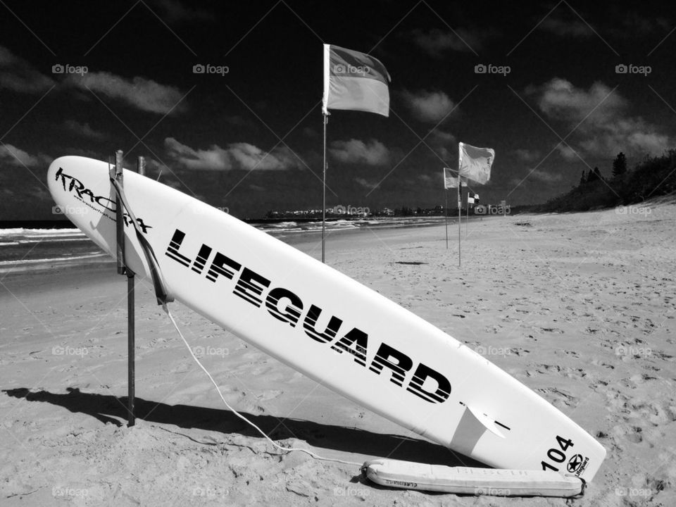 Lifeguard at the beach