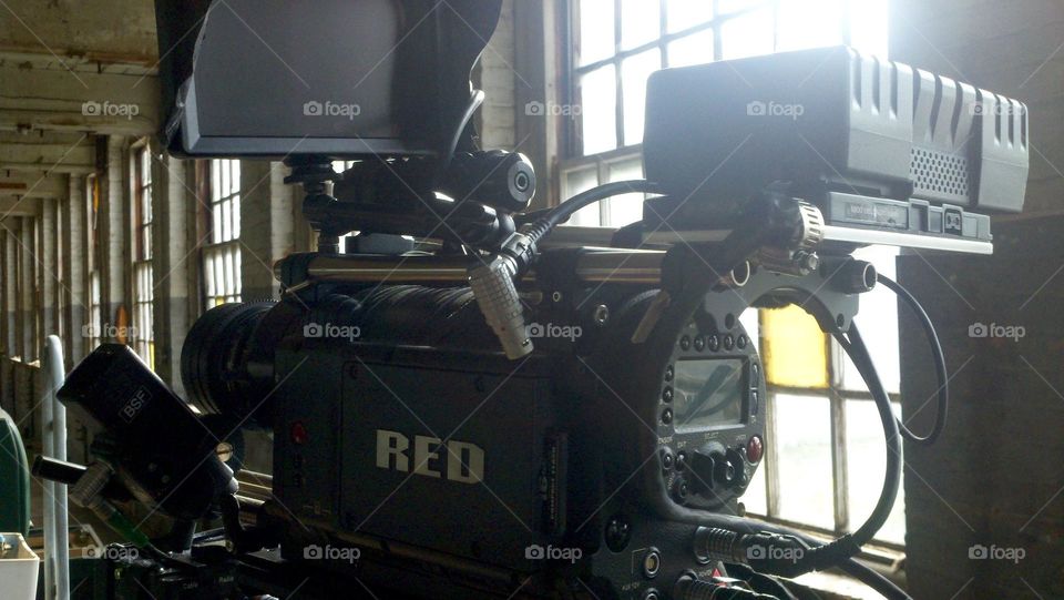 RED One 4K digital cinema camera.