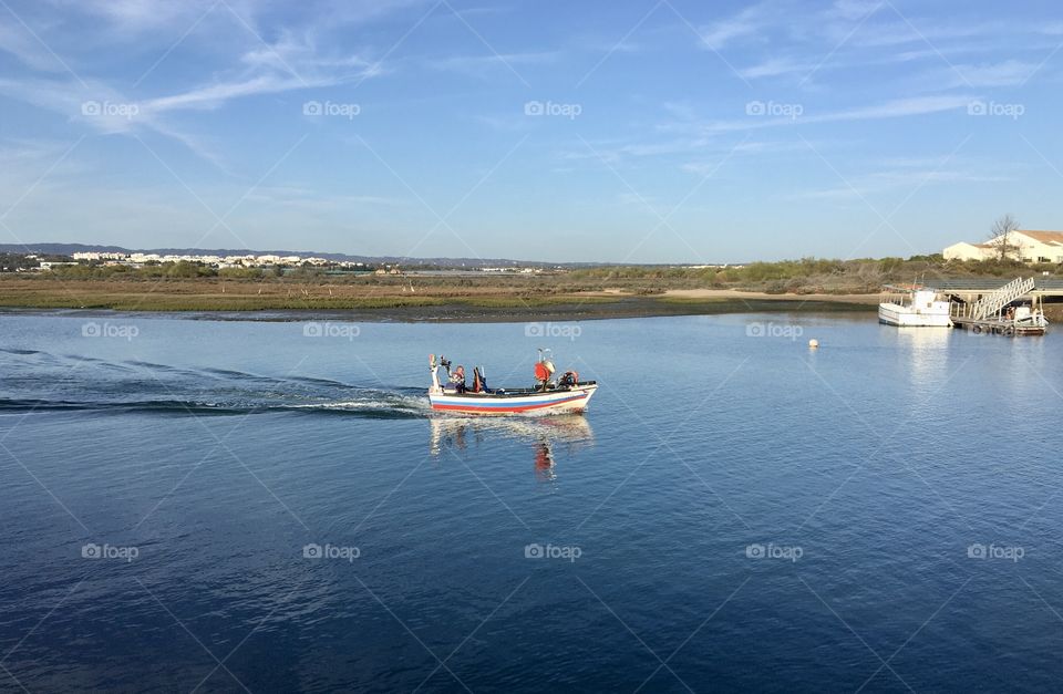 Fish boat on Ria Formosa