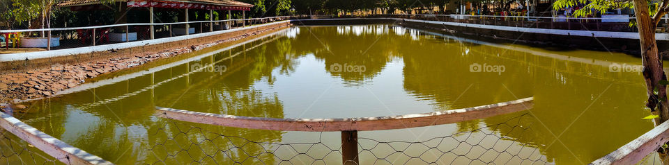 Tanque de piscicultura.