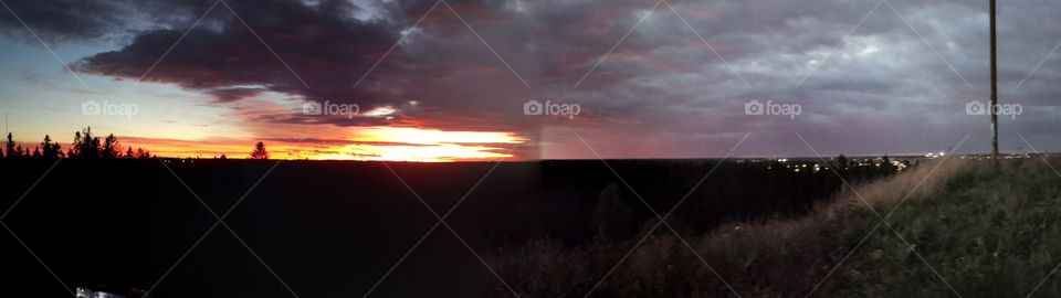 View of sky in skeden.