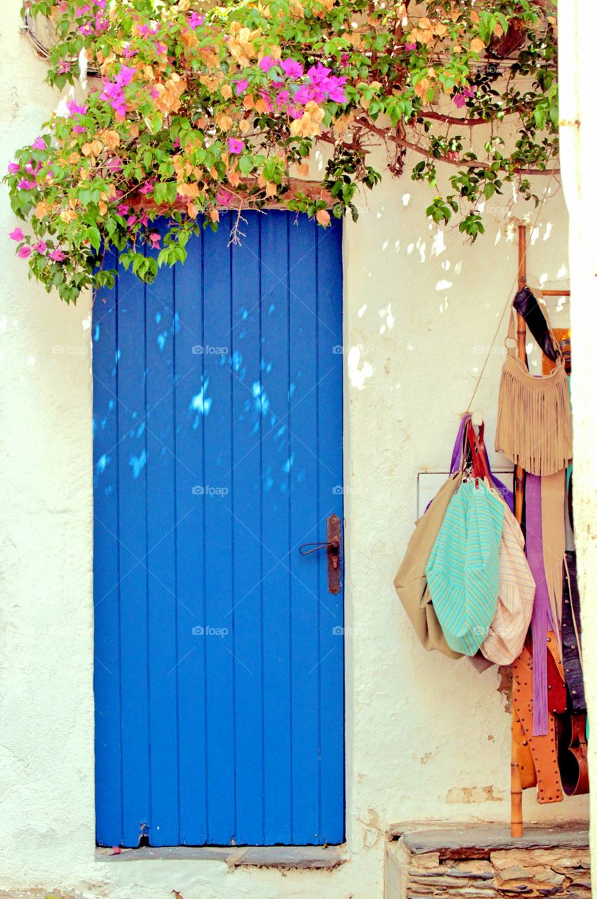 a door in Cadaques (Spain)