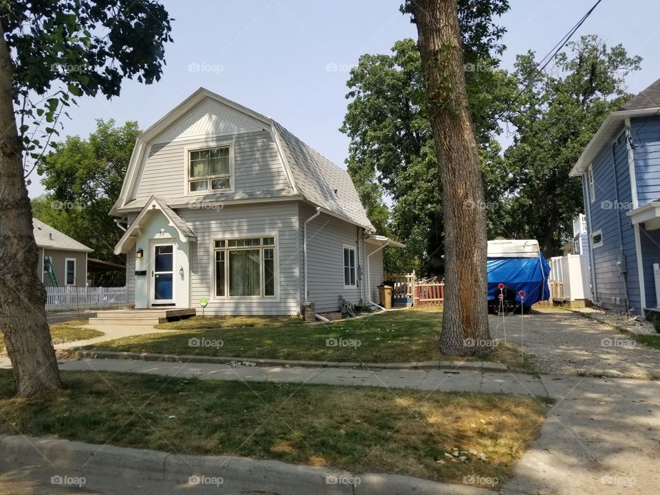 Home, House, Architecture, Driveway, Family