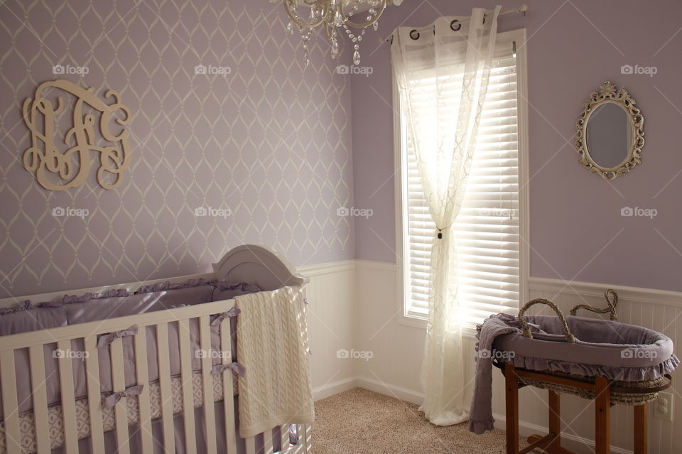 Baby girl's nursery