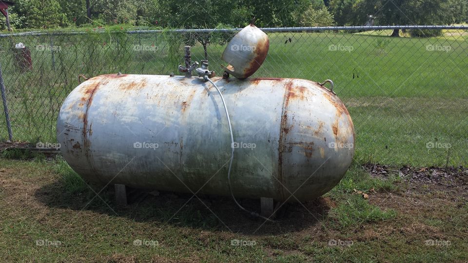 old gas tank