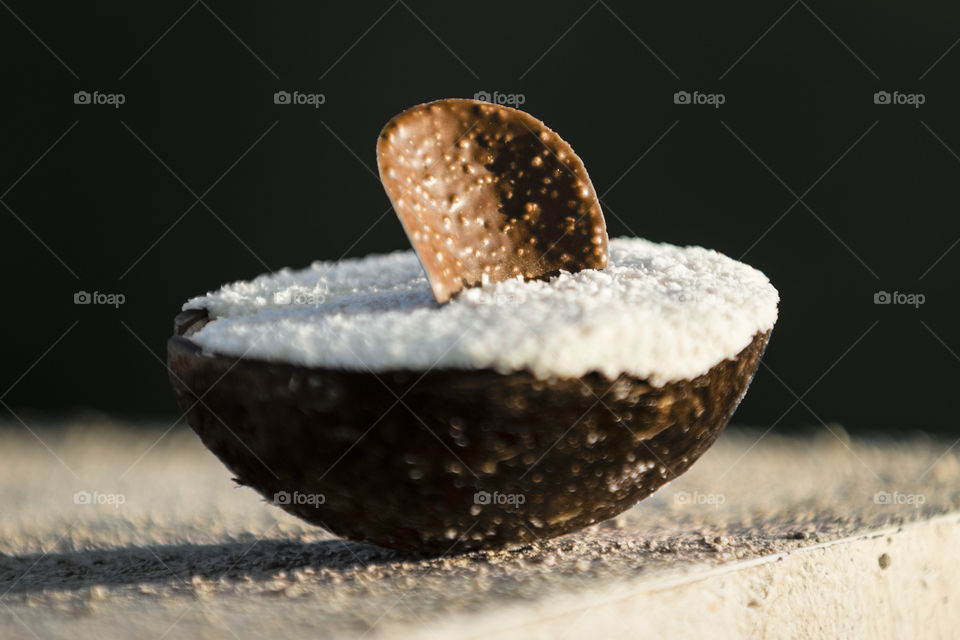 Coconut ice cream