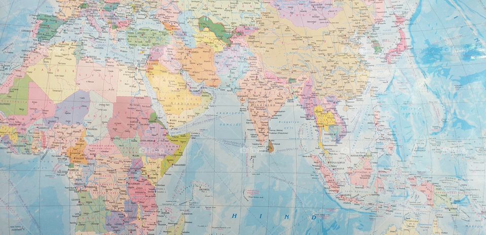 Political map of the world