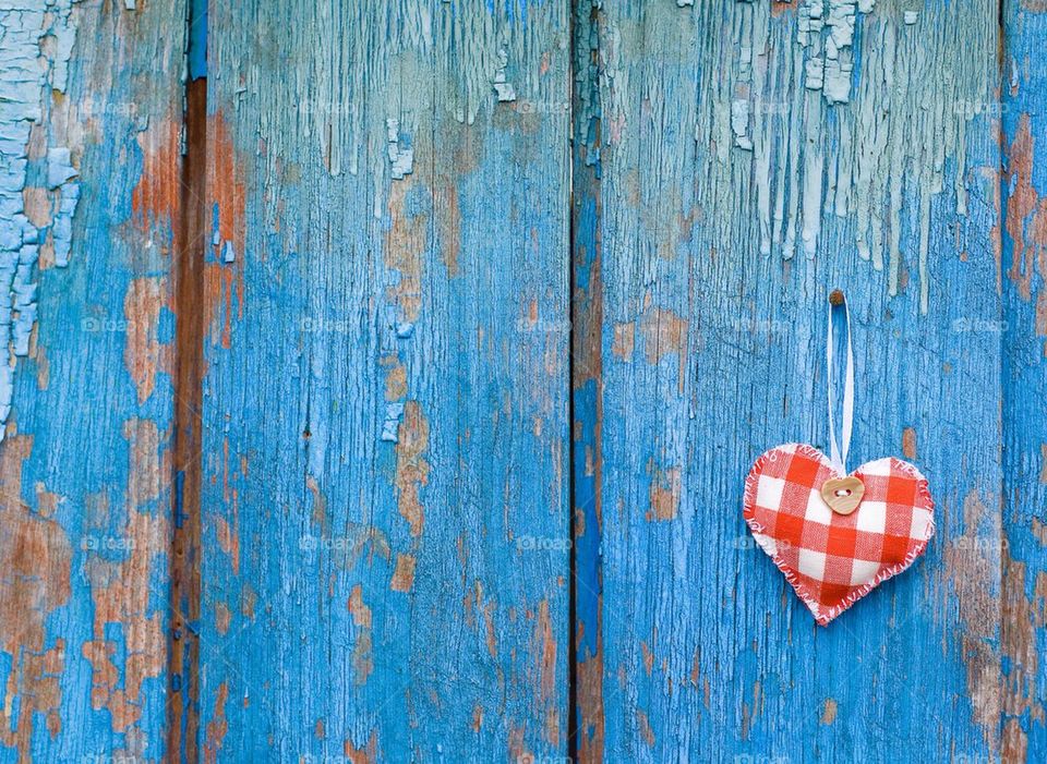 Heart Hanging on nail