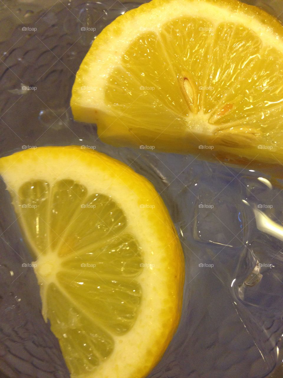 Lemon water. Limon agua 