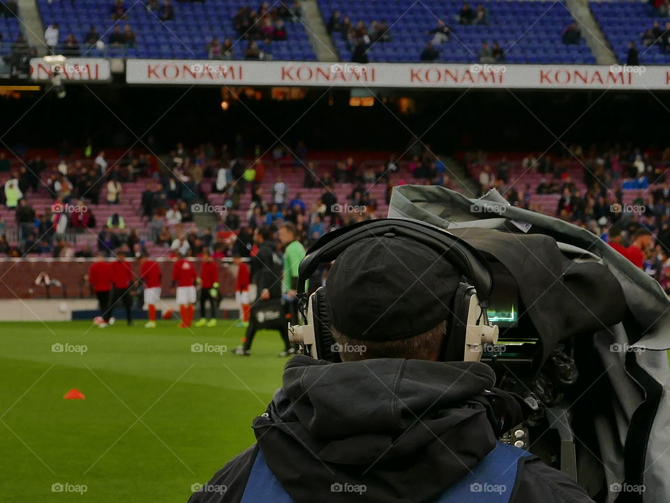 Football stadium camera