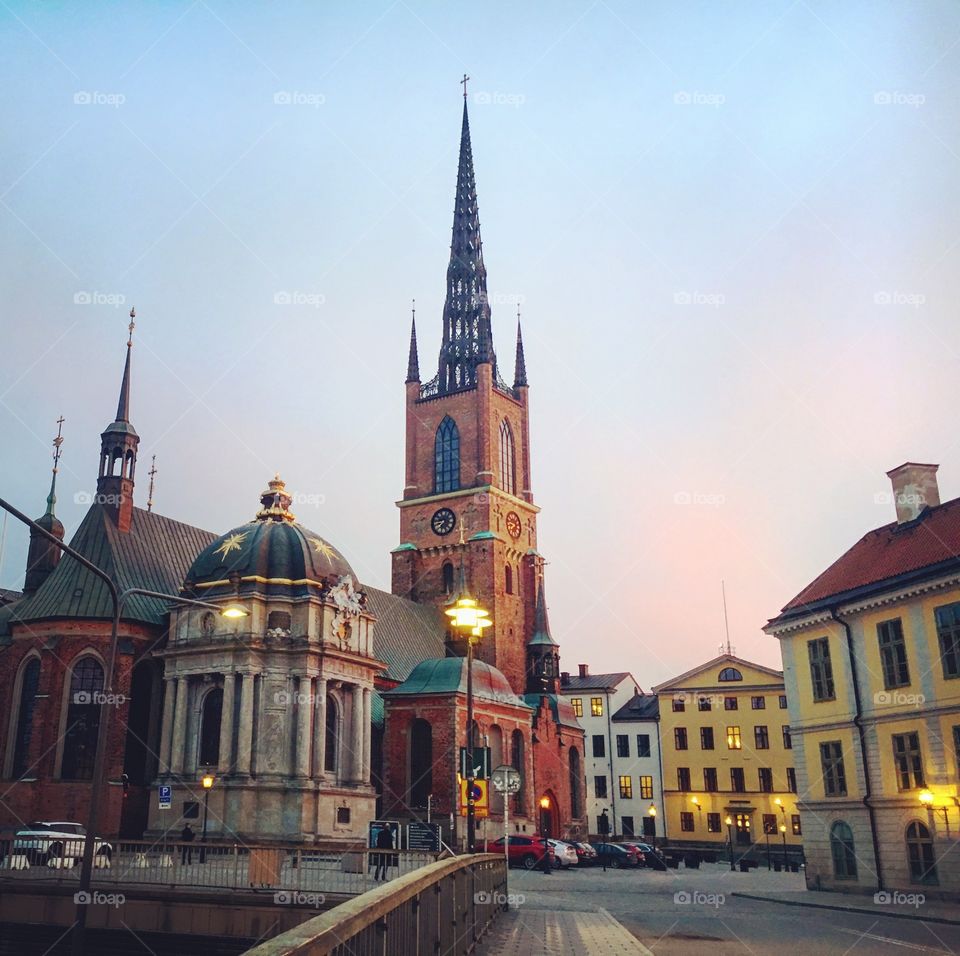 Stockholm at dusk