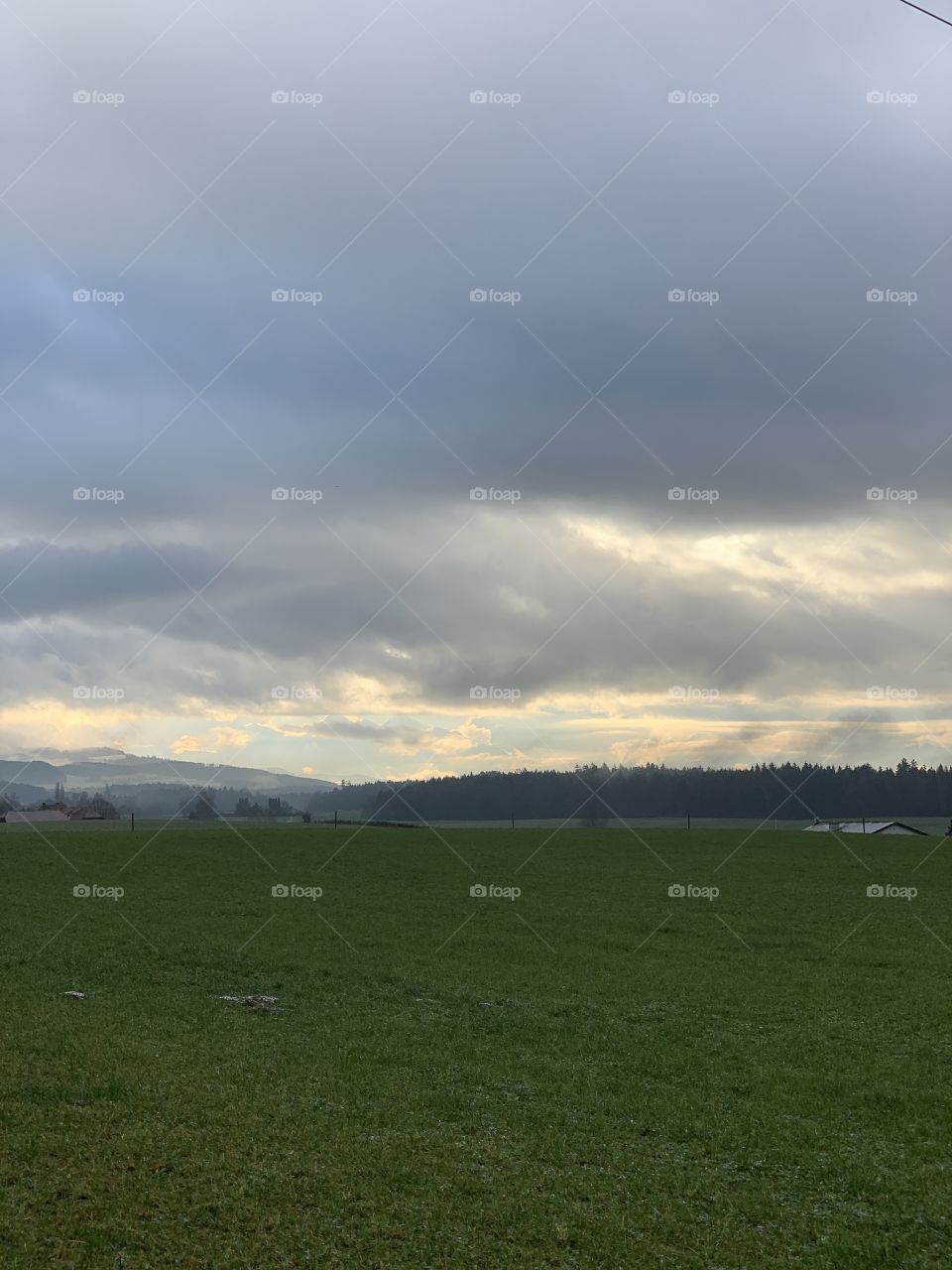 A village in the Swiss country
