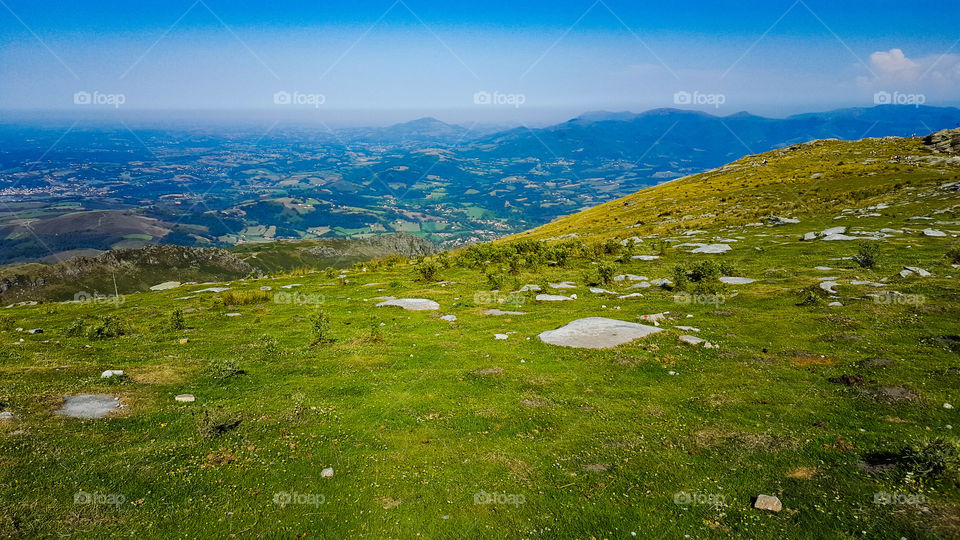 Scenic view in Sare, France