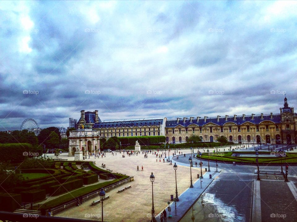 View from Louvre 