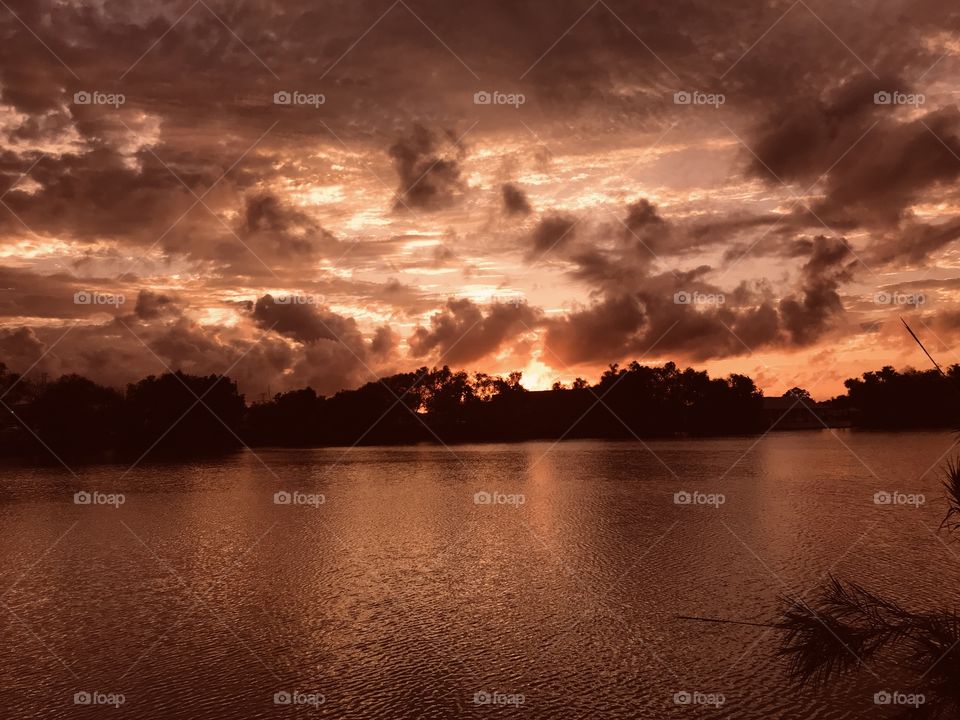 Today stiff south winds and toasty atmosphere being so cloudy with dark hues and the setting sun will bring this to a close Twilight will be swift into Night. 