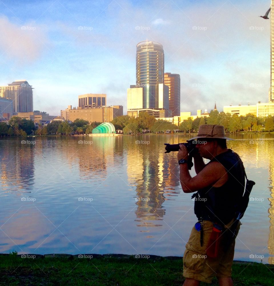 Water, People, River, City, Man