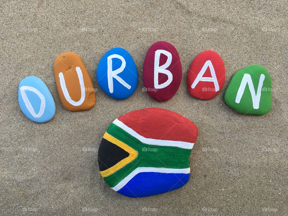 Durban on colored stones 