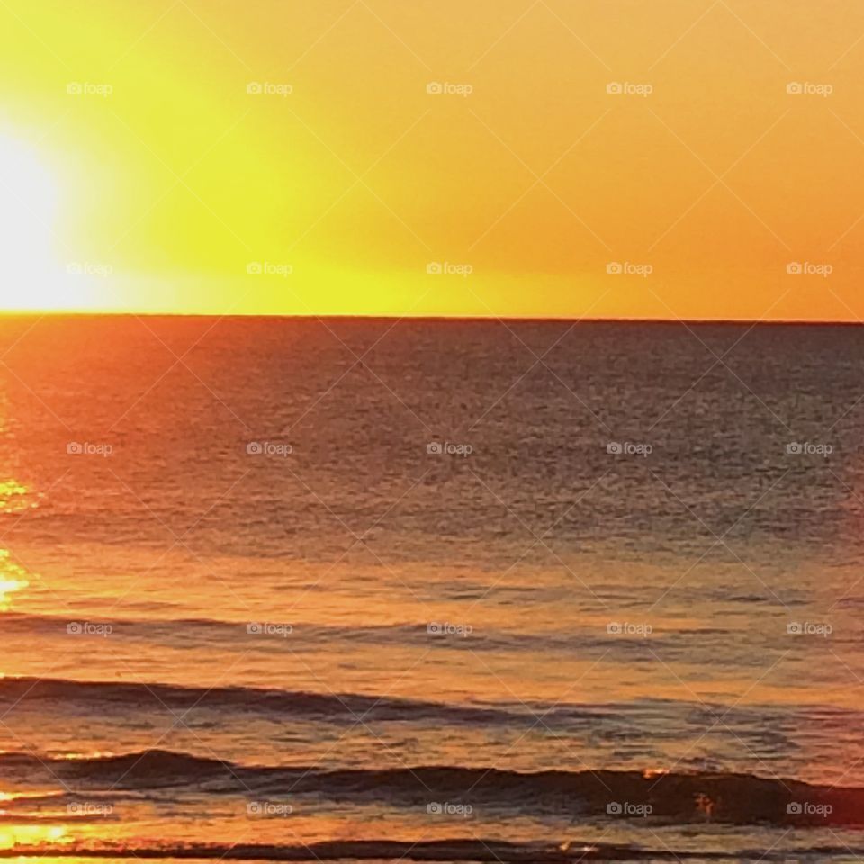 Morning ocean sunrise 