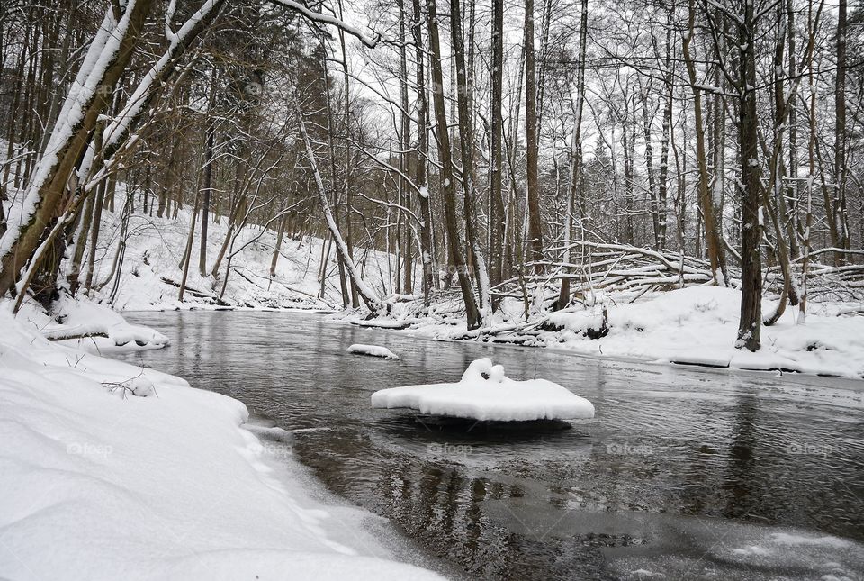 Winter river