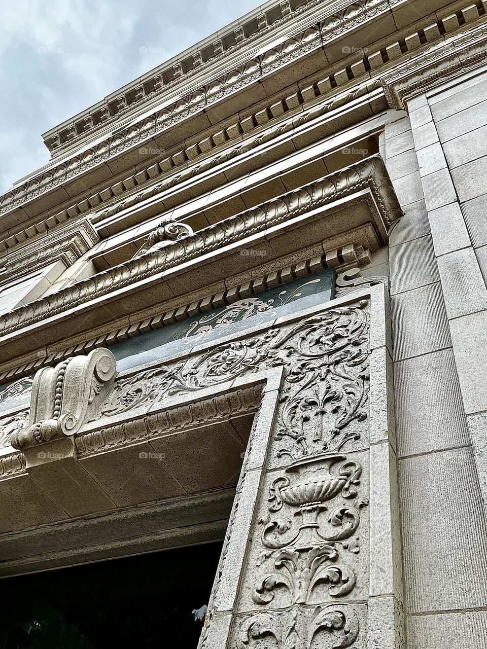 Historic Building facade and molding