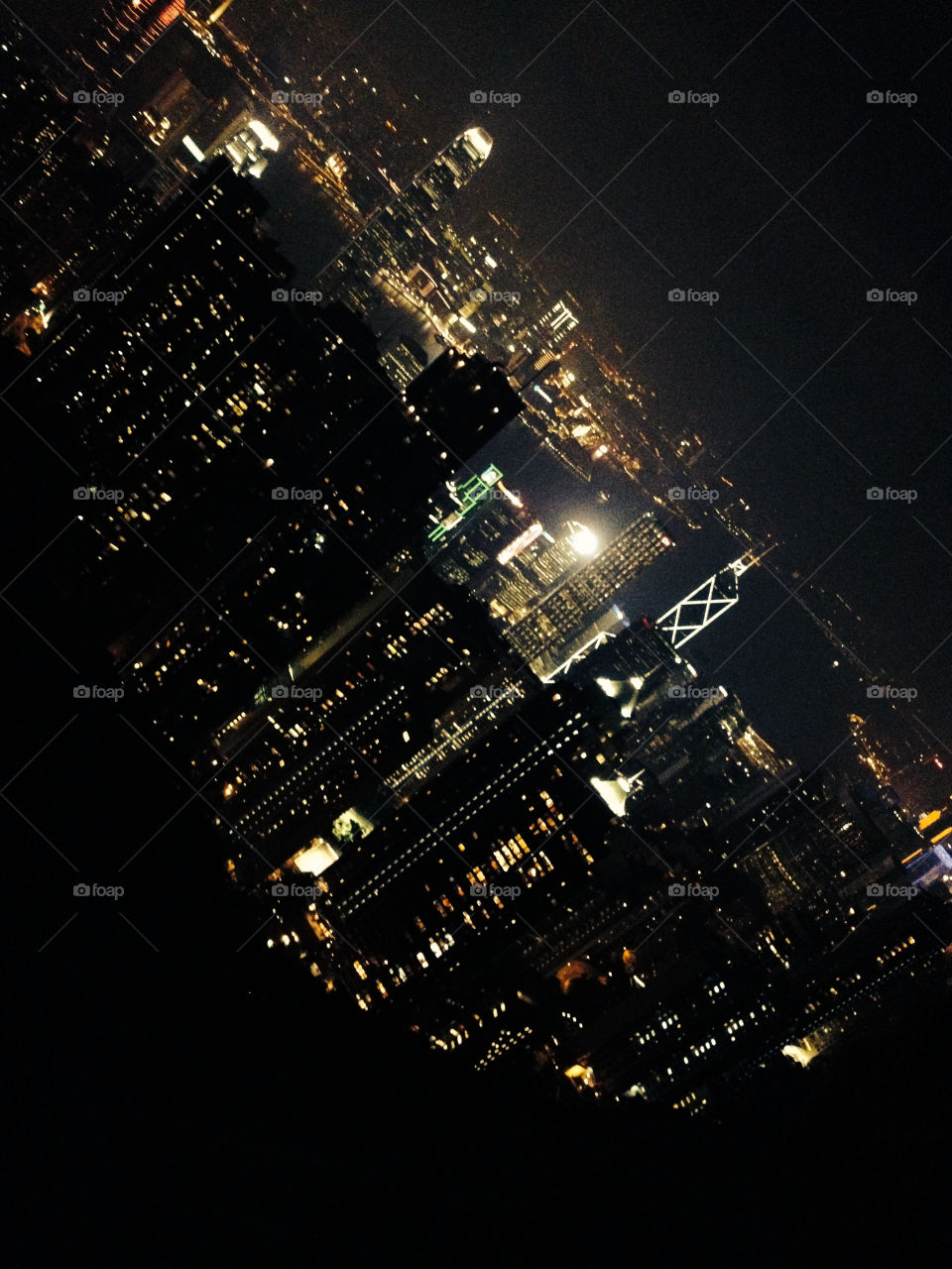 Hong Kong cityscape in the night