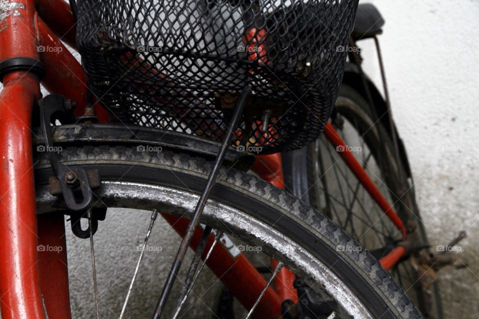 bicycle red art health by trist9