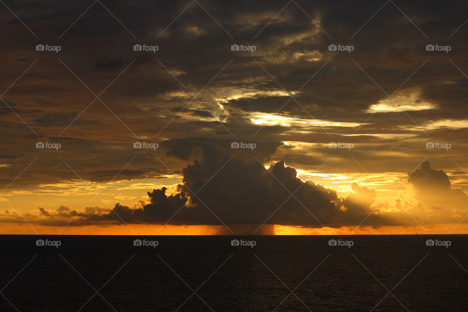 Sunrise Over the Atlantic Ocean