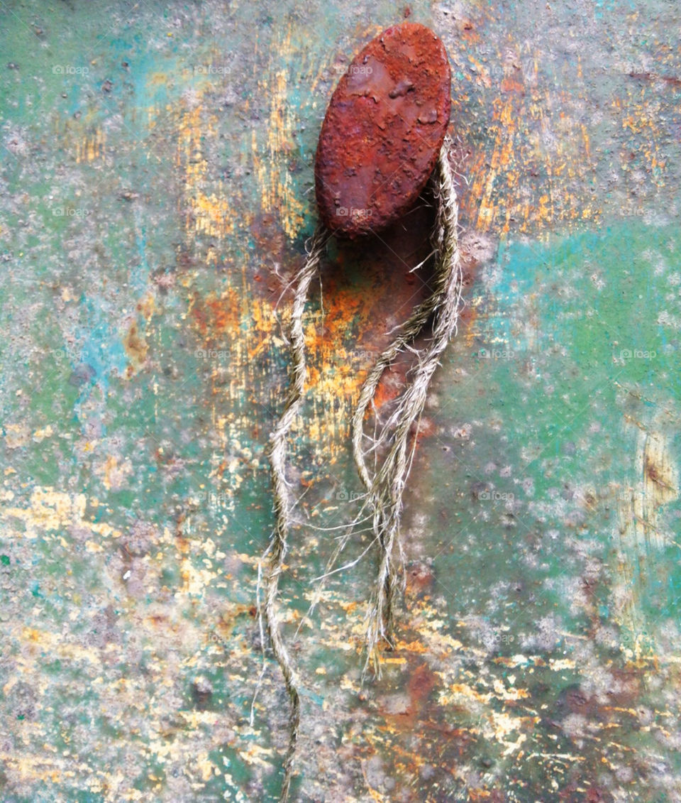 metal painting old rust by hegophoto