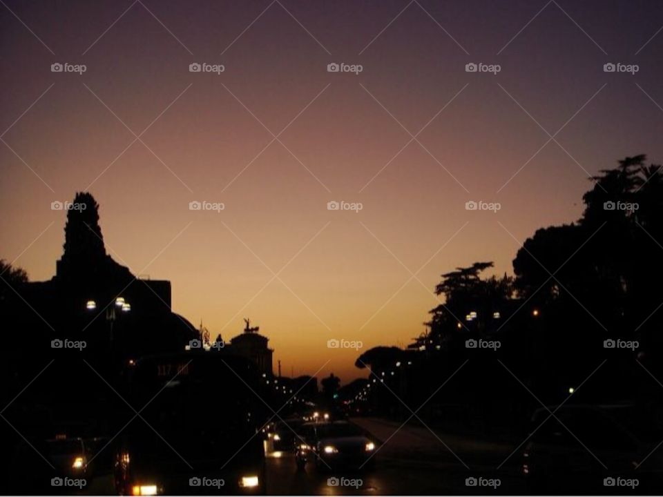 Rome dusk