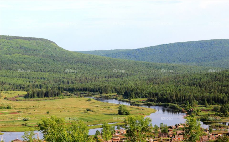 the Siberian village