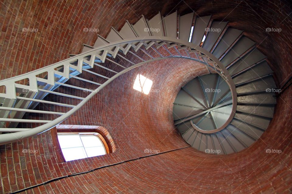 Portsmouth Harbor Lighthouse stairs